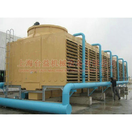 Square crossflow cooling tower 